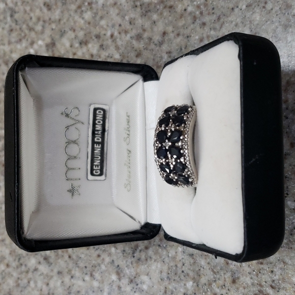 Macy's Jewelry - Macy's Diamond and Sapphire Ring - Beautiful